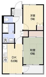 一の坂ハイツの物件間取画像